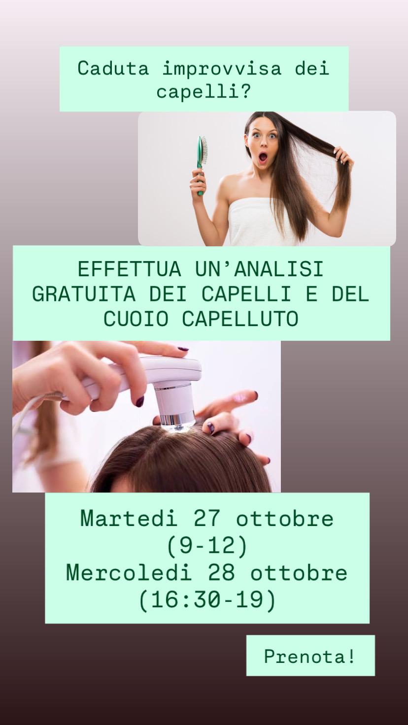 CHECK-UP CAPELLO GRATUITO 27/28 OTTOBRE